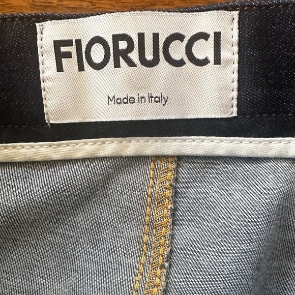 Fiorucci Safety Jeans “Margot” Dark Blue Denim Pencil Skirt Size 25 New With Tag - Picture 7 of 8